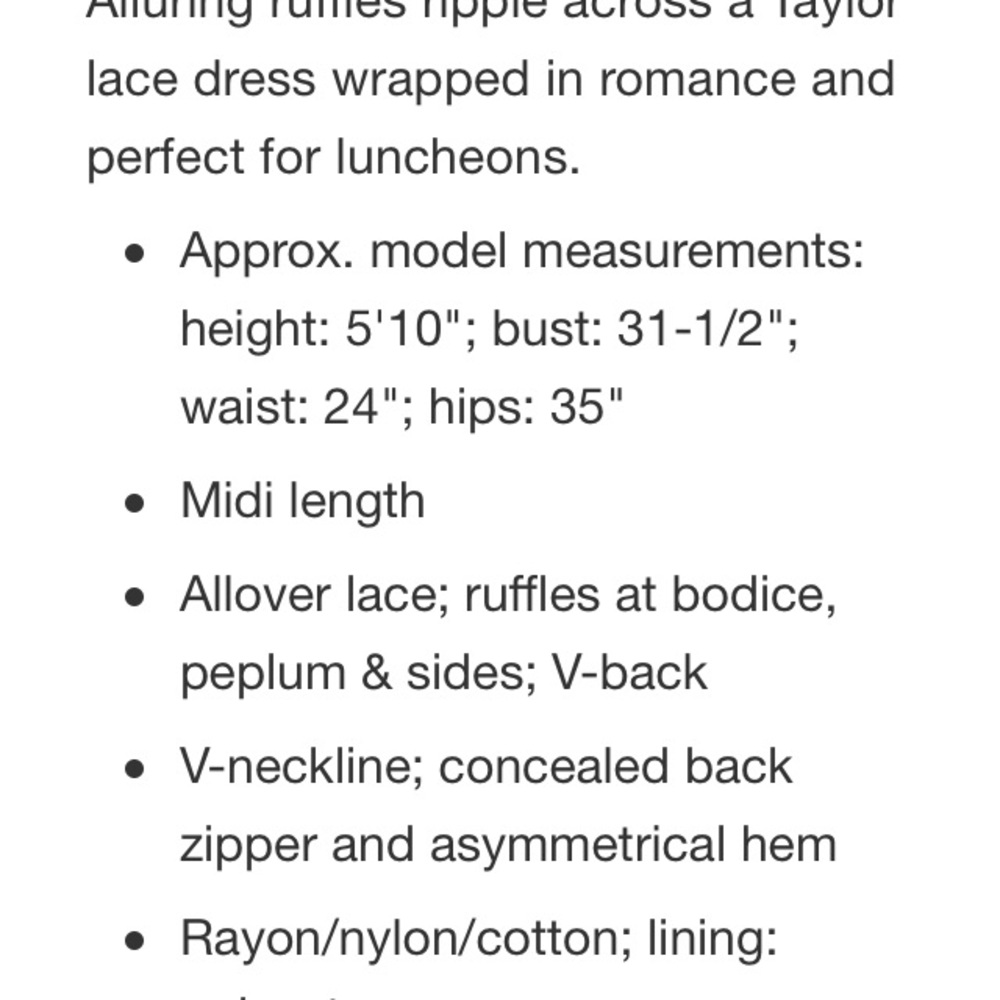 Taylor dress - Picture 6 of 6